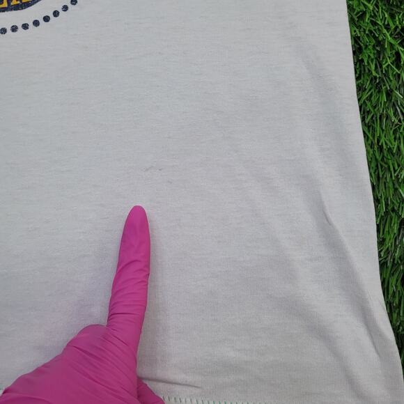 Vintage 80s University-of California Shirt Medium 19x27 Blue - Picture 5 of 16